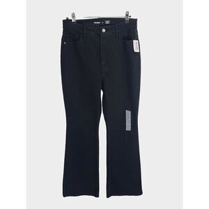 Old Navy Women's Black Jeans Size 10 R Higher High Rise Flare Secret Smooth '22
